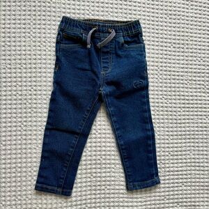 Ecko Unlimited Toddler Boy Dark Wash Skinny Fit Elastic Waist Jeans: 2T